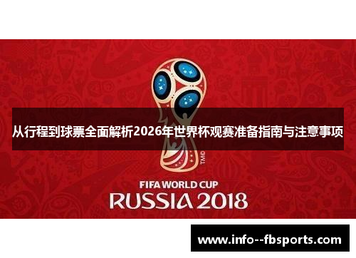 从行程到球票全面解析2026年世界杯观赛准备指南与注意事项
